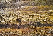 Vincent Van Gogh Scheveningen beach in stormy weather Germany oil painting artist
